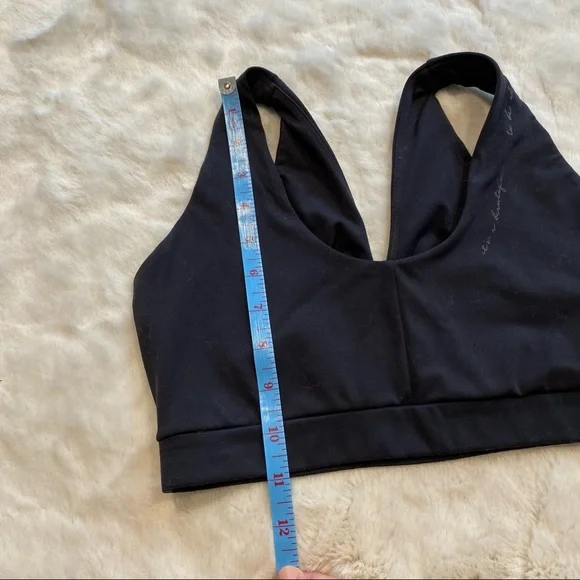 (XS) Whitney Simmons x Gymshark Sports Bra Black Extra Small - Picture 12 of 13